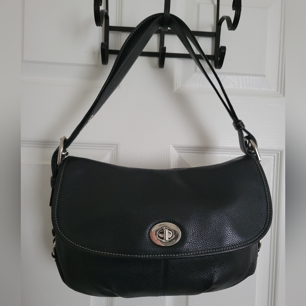 Coach Leather Turnlock Convertible - Picture 1 of 8